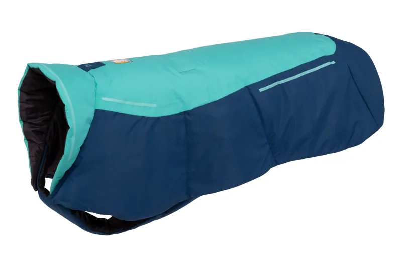 Ruffwear Vert Dog Jacket in Aurora Teal